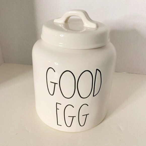 Rae "Dunn Good" Egg Canister - Picture 1 of 12